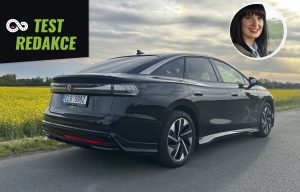 Test Volkswagen ID.7: foto Žena v autě.cz